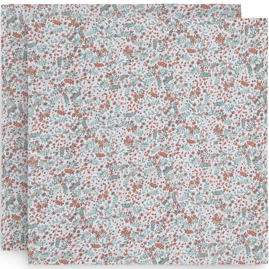 Lange gaze de coton large 115 x 115 cm - Bloom (lot de 2) Jollein