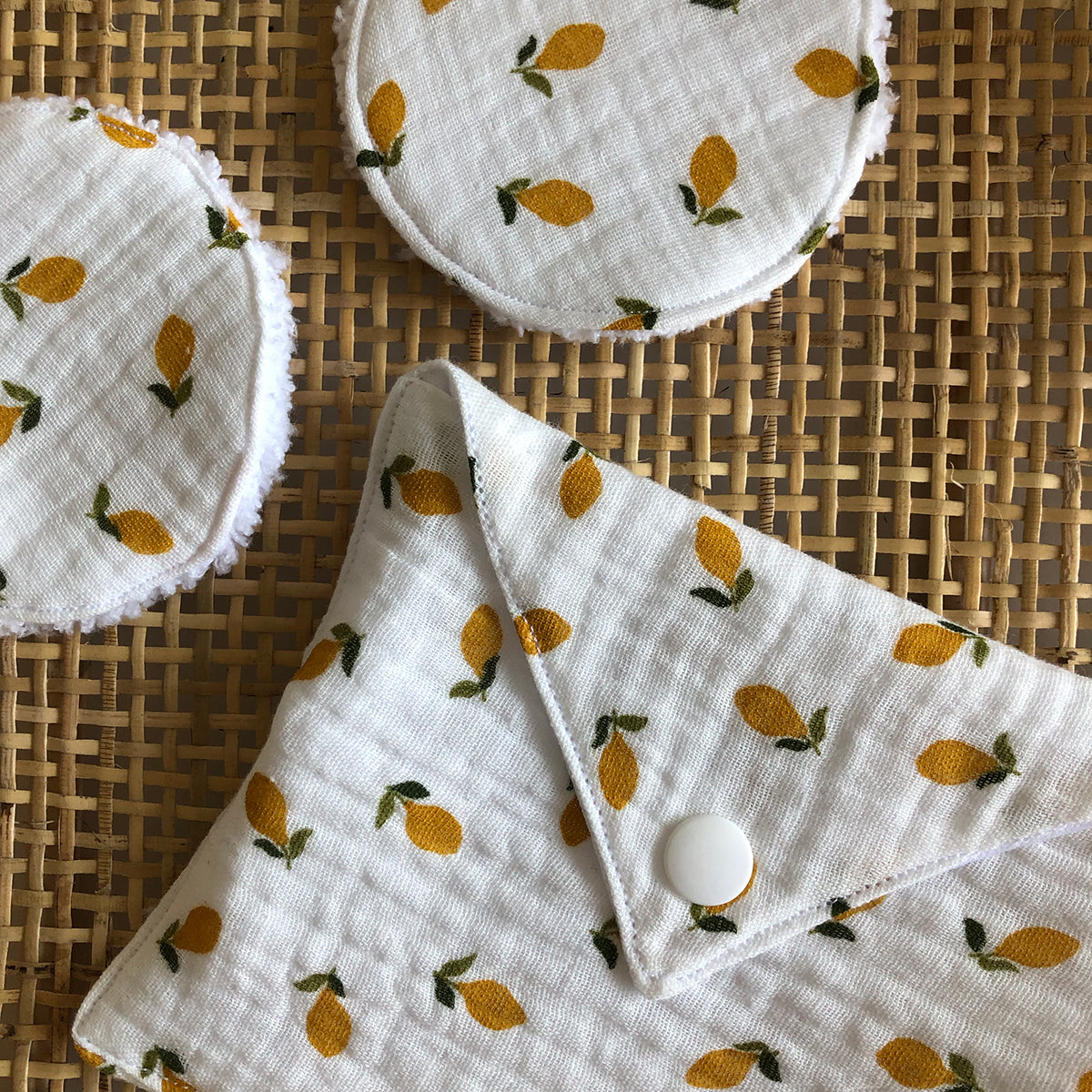 Coussinets d'allaitement et sa pochette de rangement - Limonade Julifeisgreen