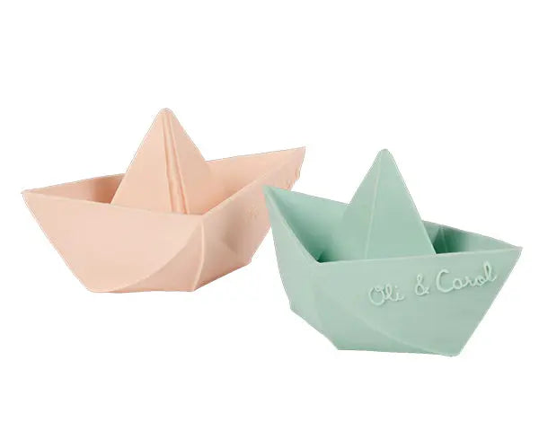Jouet pour le bain bateau origami - Nude Oli and Carol